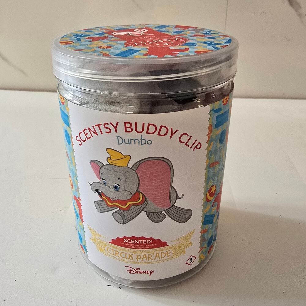 Scentsy Buddy Clip Disney Dumbo Circus Parade New Open Package